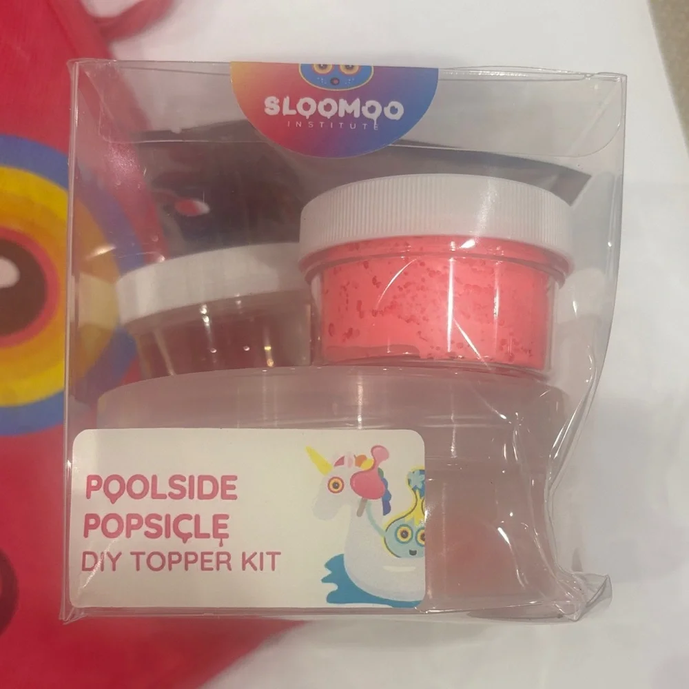 Sloomoo Poolside Popsicle DIY Topper Kit - Pink